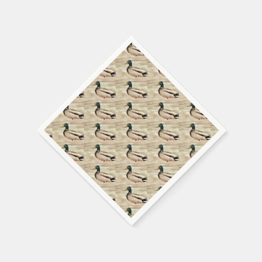 Mallard Duck Photo Servet (Hoek)