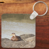 Mallard Duck Photo Sleutelhanger (Achterkant)