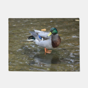 Mallard Duck Pose Doormat Deurmat