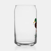 Mallard Duck Realistic Illustralized Personalized Blikvorm Glas (Rechts)