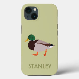 Mallard Duck Realistic Illustralized Personalized Case-Mate iPhone Case