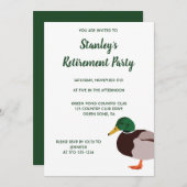 Mallard Duck Realistic Illustration Custom Kaart (Voorkant / Achterkant)