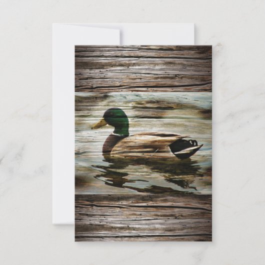 Mallard Duck Save The Date (Voorkant)