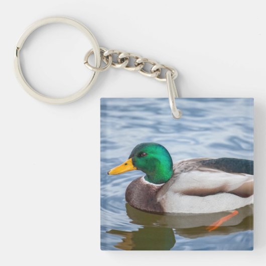 Mallard Duck Sleutelhanger (Voorkant)
