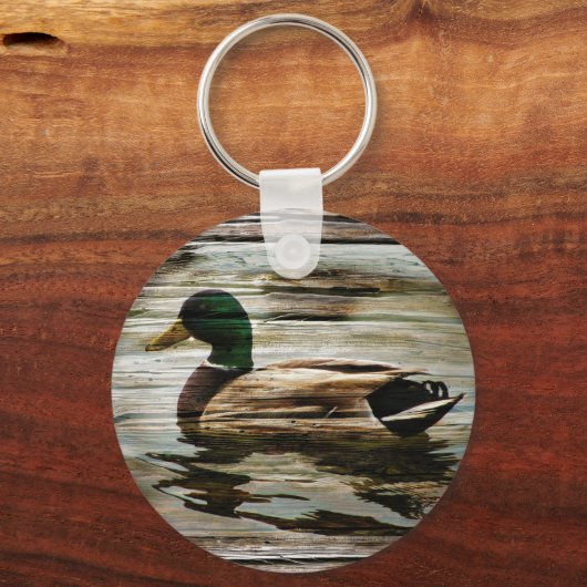 Mallard Duck Sleutelhanger (Voorkant)