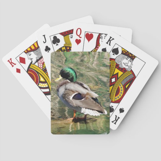 Mallard Duck-spelkaarten Speelkaarten (Achterkant)