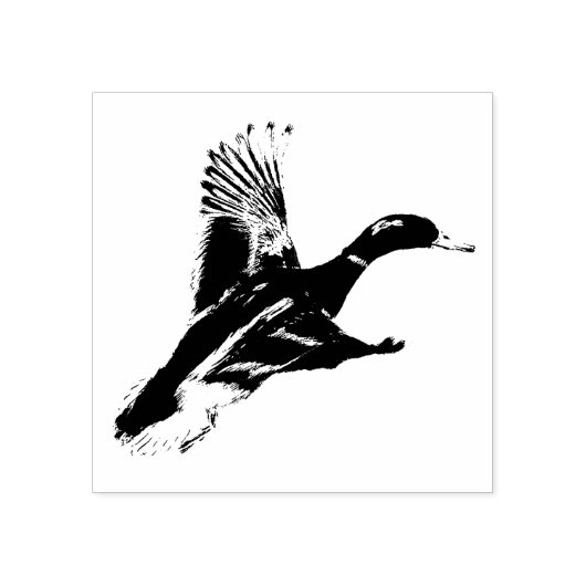 Mallard Duck Stamp Rubberstempel (Afrduk)