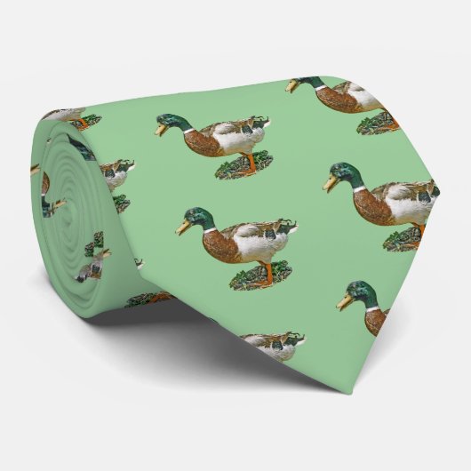 Mallard Duck Stropdas (Opgerold)