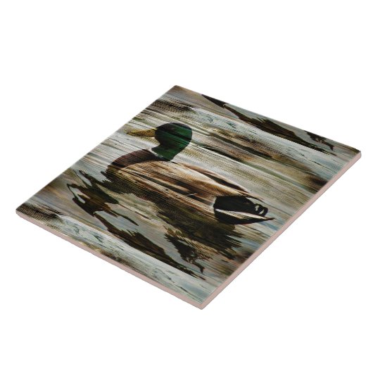 Mallard Duck Tegeltje (Zijkant)