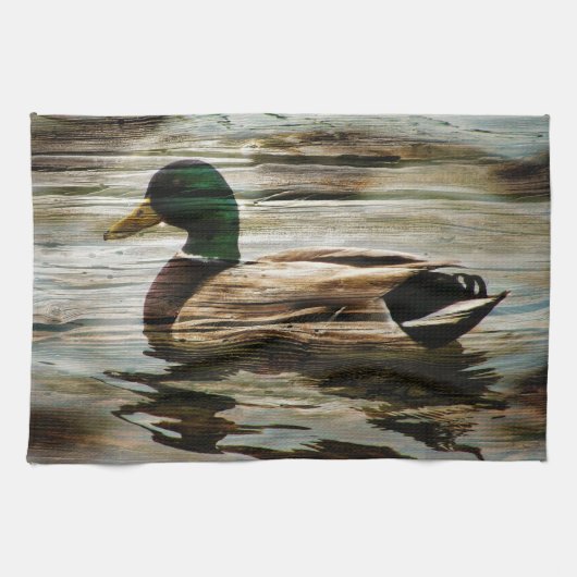Mallard Duck Theedoek (Horizontaal)