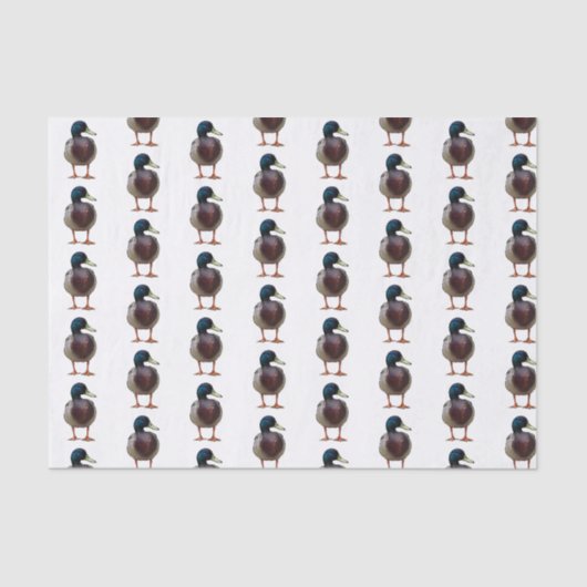 Mallard Duck Tissue Paper Tissuepapier (Voorkant)