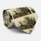 Mallard Duck van Audubon's Birds of America Stropdas (Opgerold)