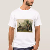 Mallard Duck van Audubon's Birds of America T-shirt (Voorkant)