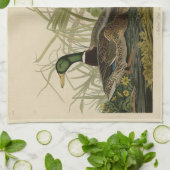 Mallard Duck van Audubon's Birds of America Theedoek (Gevouwen)