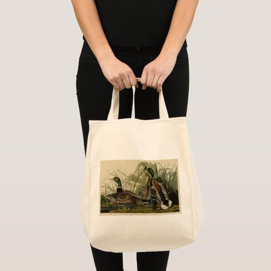 Mallard Duck van Audubon's Birds of America Tote Bag (Voorkant (product))