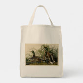Mallard Duck van Audubon's Birds of America Tote Bag (Achterkant)