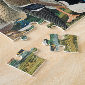 Mallard Duck van de vogels van Amerika (Audubon) Legpuzzel (Zijkant)