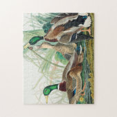 Mallard Duck van de vogels van Amerika (Audubon) Legpuzzel (Verticaal)