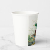 Mallard Duck van de vogels van Amerika (Audubon) Papieren Bekers (Rechts)