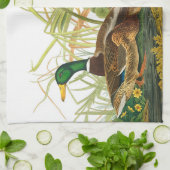 Mallard Duck van John James Audubon Theedoek (Gevouwen)