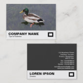 Mallard Duck Visitekaartje (Voorkant / Achterkant)