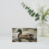 Mallard Duck Visitekaartje (Staand voorkant)