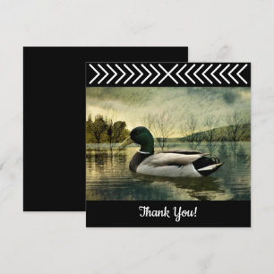 Mallard Duck Weathered Briefkaart