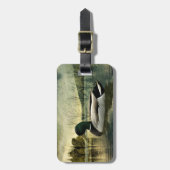  Mallard Duck Weathered Briefkaart Bagagelabel (Voorkant verticaal)