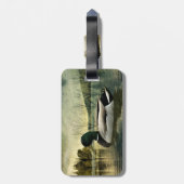  Mallard Duck Weathered Briefkaart Bagagelabel (Achterkant verticaal)