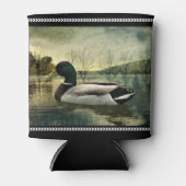 Mallard Duck Weathered Briefkaart Blikjeskoeler (Voorkant)
