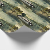  Mallard Duck Weathered Briefkaart Cadeaupapier (Hoek)