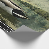 Mallard Duck Weathered Briefkaart Cadeaupapier (Hoek)