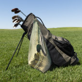 Mallard Duck Weathered Briefkaart Golfhanddoek (Groen)