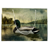  Mallard Duck Weathered Briefkaart Groot Cadeauzakje (Achterkant)