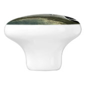  Mallard Duck Weathered Briefkaart Keramische Knop (Zijkant)