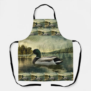 Mallard Duck Weathered Briefkaart Schort