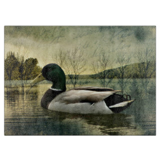 Mallard Duck Weathered Briefkaart Snijplank