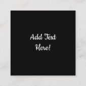  Mallard Duck Weathered Briefkaart Vierkante Visitekaartje (Achterkant)