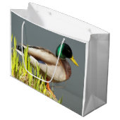 Mallard Duck Wildlife Foto Groot Cadeauzakje (Voorkant Gekanteld)