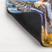 Mallard Duck Wildlife Foto voor Vogelliefhebbers Muismat (Hoek)