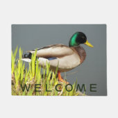Mallard Duck Wildlife Foto Welkom Deurmat (Voorkant)