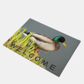 Mallard Duck Wildlife Foto Welkom Deurmat (Schuin)