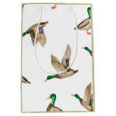 Mallard Duck Wrapping Paper Medium Cadeauzakje (Voorkant)