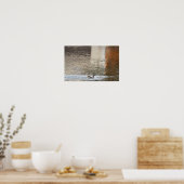 Mallard Duck Zwemmen Poster (Keuken)