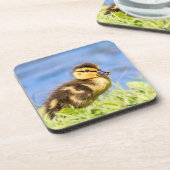 Mallard Ducking Bier Onderzetter (Linkerzijde)