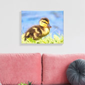 Mallard Ducking Canvas Afdruk (Insitu (Woonkamer))