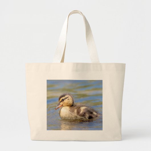 Mallard Ducking Grote Tote Bag (Voorkant)