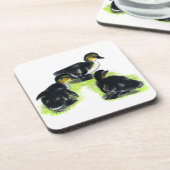 Mallard Ducklings Bier Onderzetter (Linkerzijde)