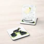 Mallard Ducklings Bier Onderzetter (Rechterzijde)