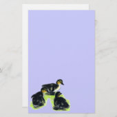 Mallard Ducklings Briefpapier (Voorkant / Achterkant)